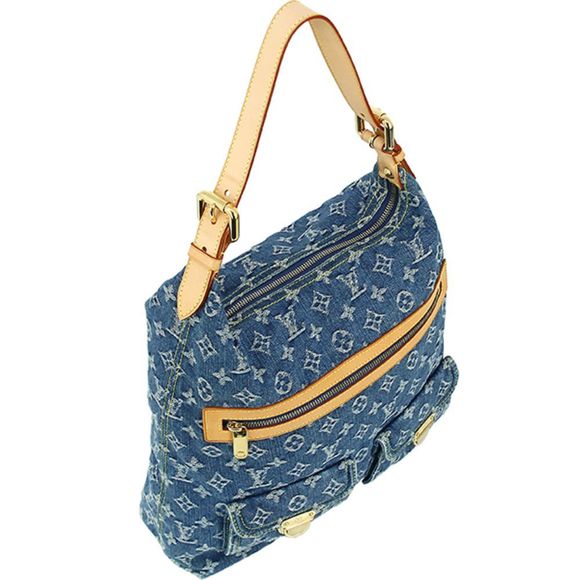 Louis Vuitton Monogram Denim Blue GM Shoulder Bag - Picture 4 of 8